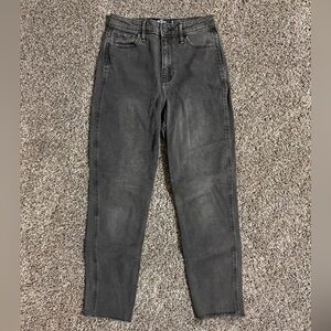 Hollister Black Ultra High-Rise Mom Jeans